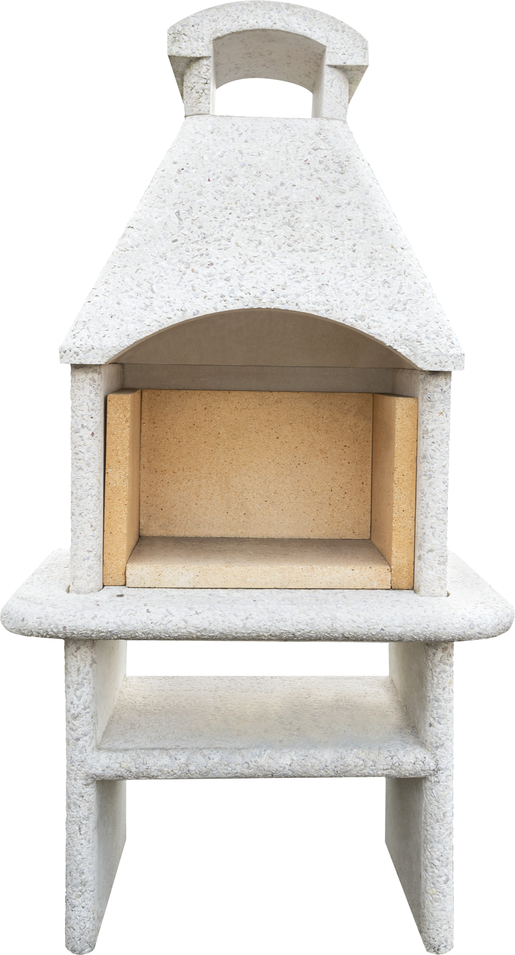 Flammo 4 weiss Feuerraum 47/30 cm - Betonhut Ausstellmodell