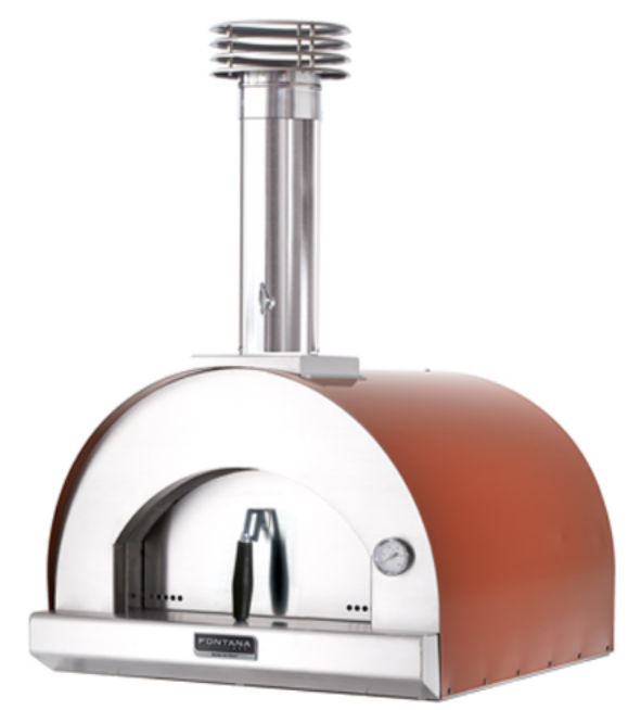 Margherita Pizza- und Brotbackofen 60/60 cm – inkl. Unterbau, Edelstahl