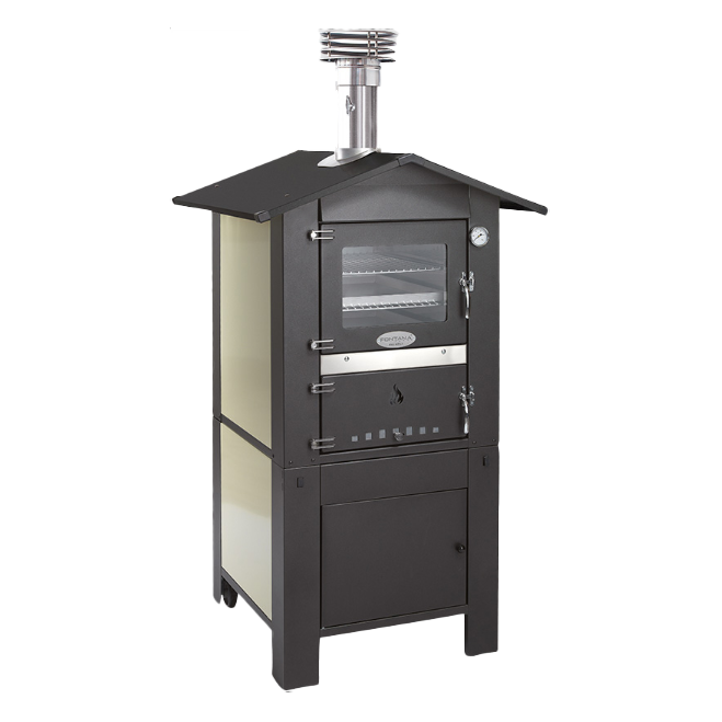 Forno Italia Pizza- und Brotbackofen – ohne Lüfter und Licht, Backfläche 57/42 cm