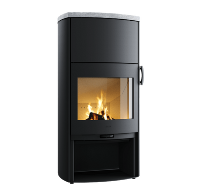 Heta Icon-Line Eclipse XL S schwarz, mit Speichersteine & Specksteintop