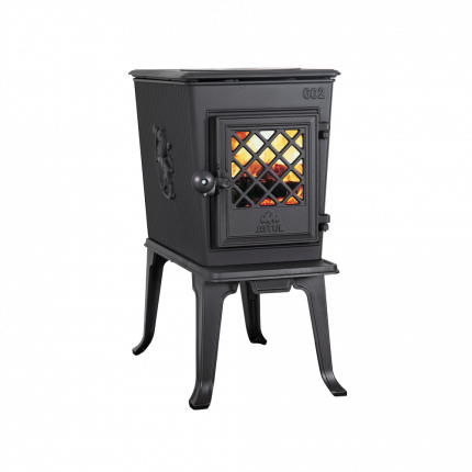 Jotul F 602 Eco Schwarz lackiert, mit integrierter Kochplatte