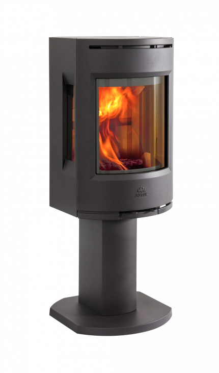 Jotul F 137 Schwarz lackiert mit Seitenfenstern