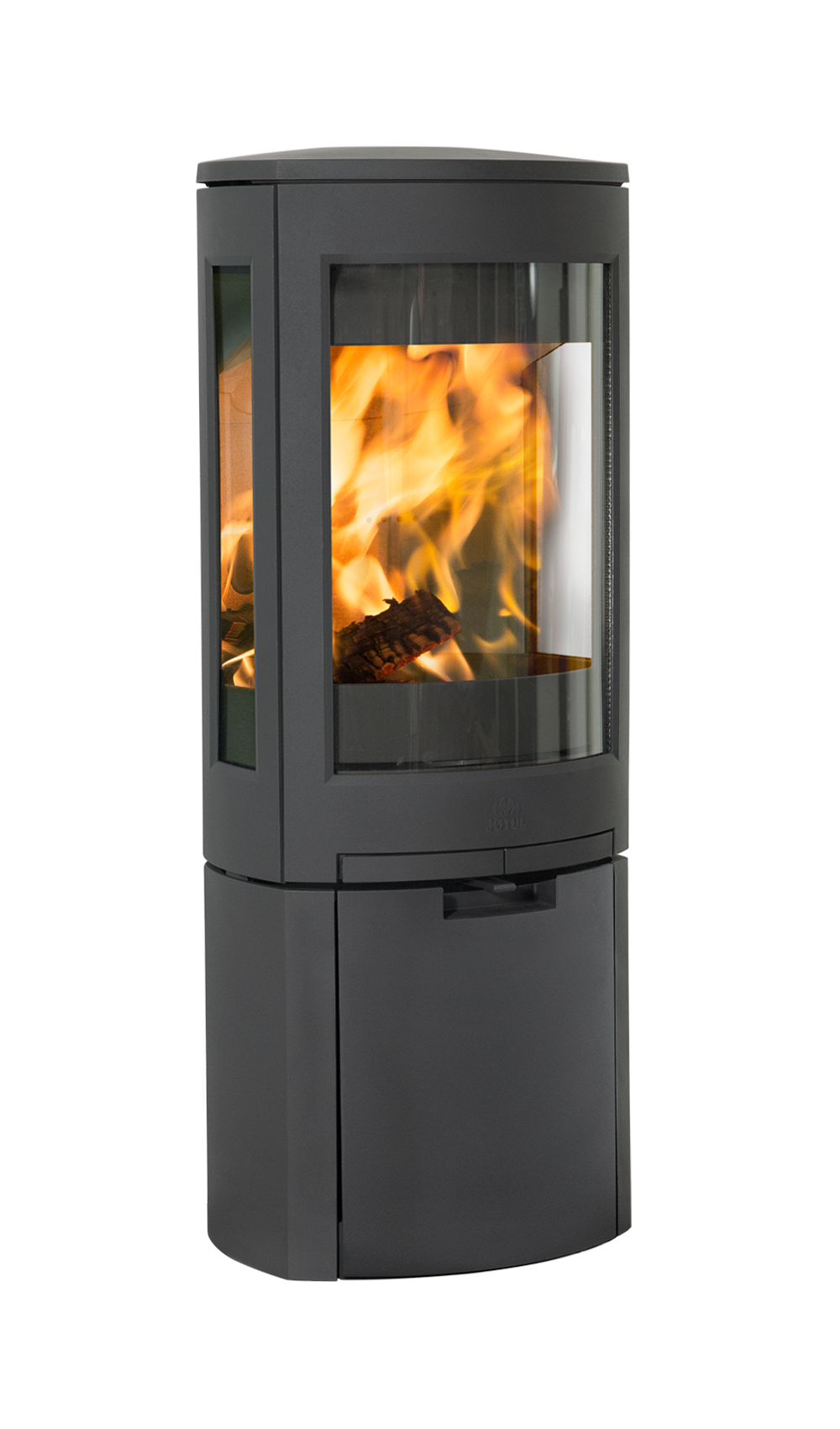 Jotul F 3780 Schwarz lackiert mit Seitenfenstern