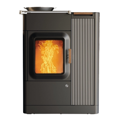 Austroflamm Mo Duo Cook gussgrau Hybrid