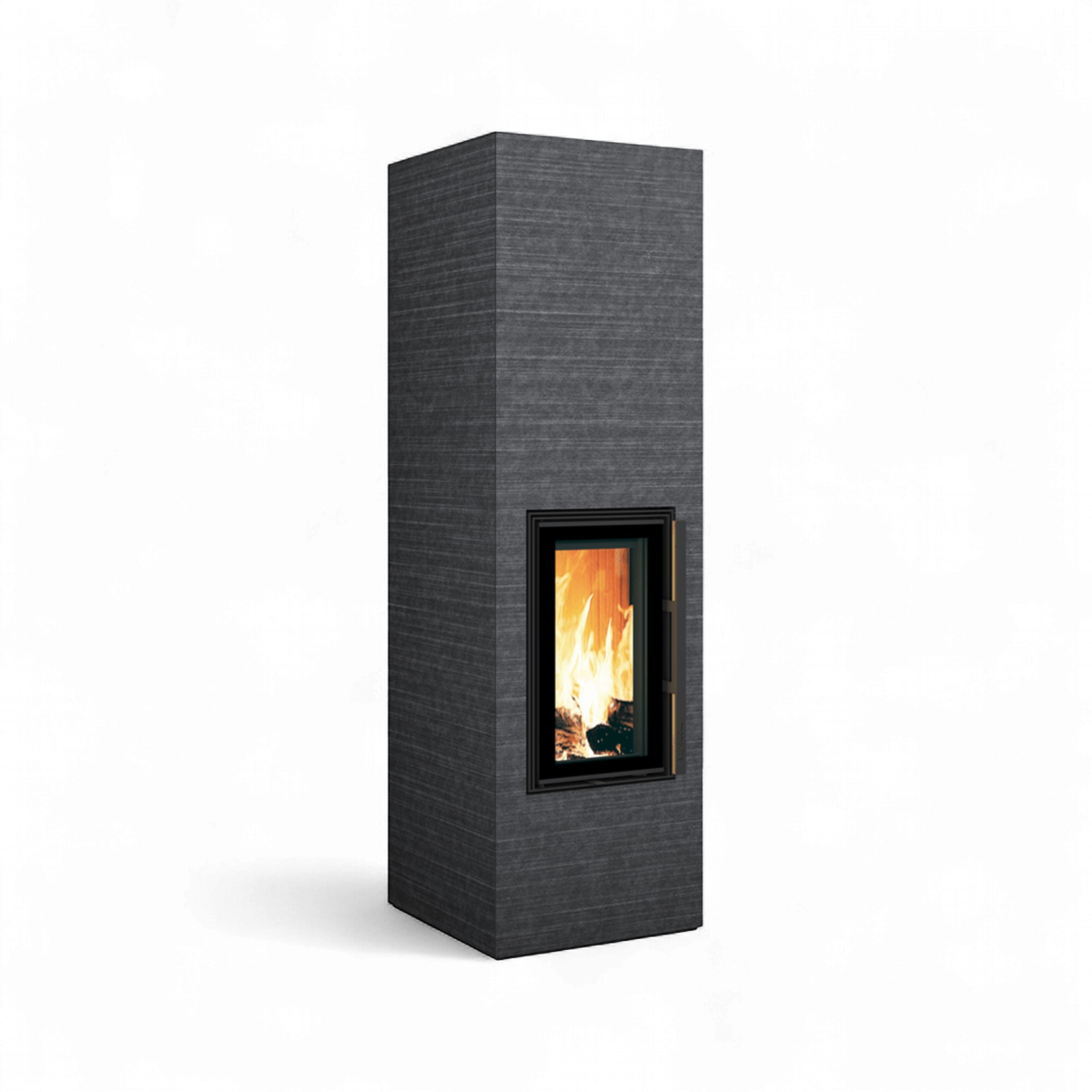 monolith Depot D10 Naturstein Nero Ferrara, Speicherofen
