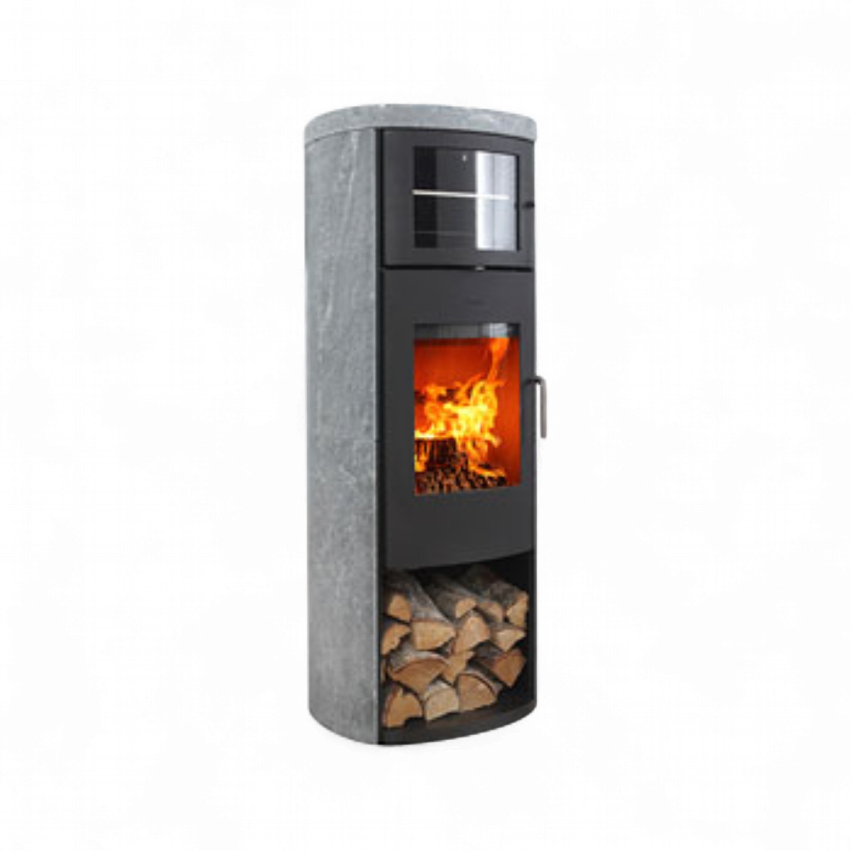 Morso 8259 pierre ollaire avec compartiment de cuisson, poêle à bois