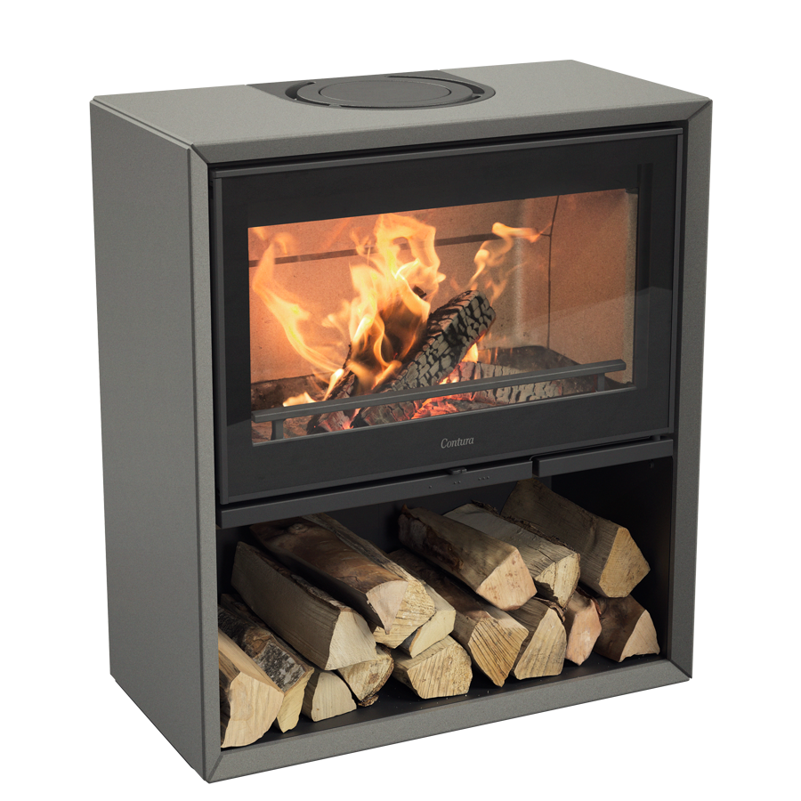 Contura 320, Schwedenofen, Artstone, Glasfront