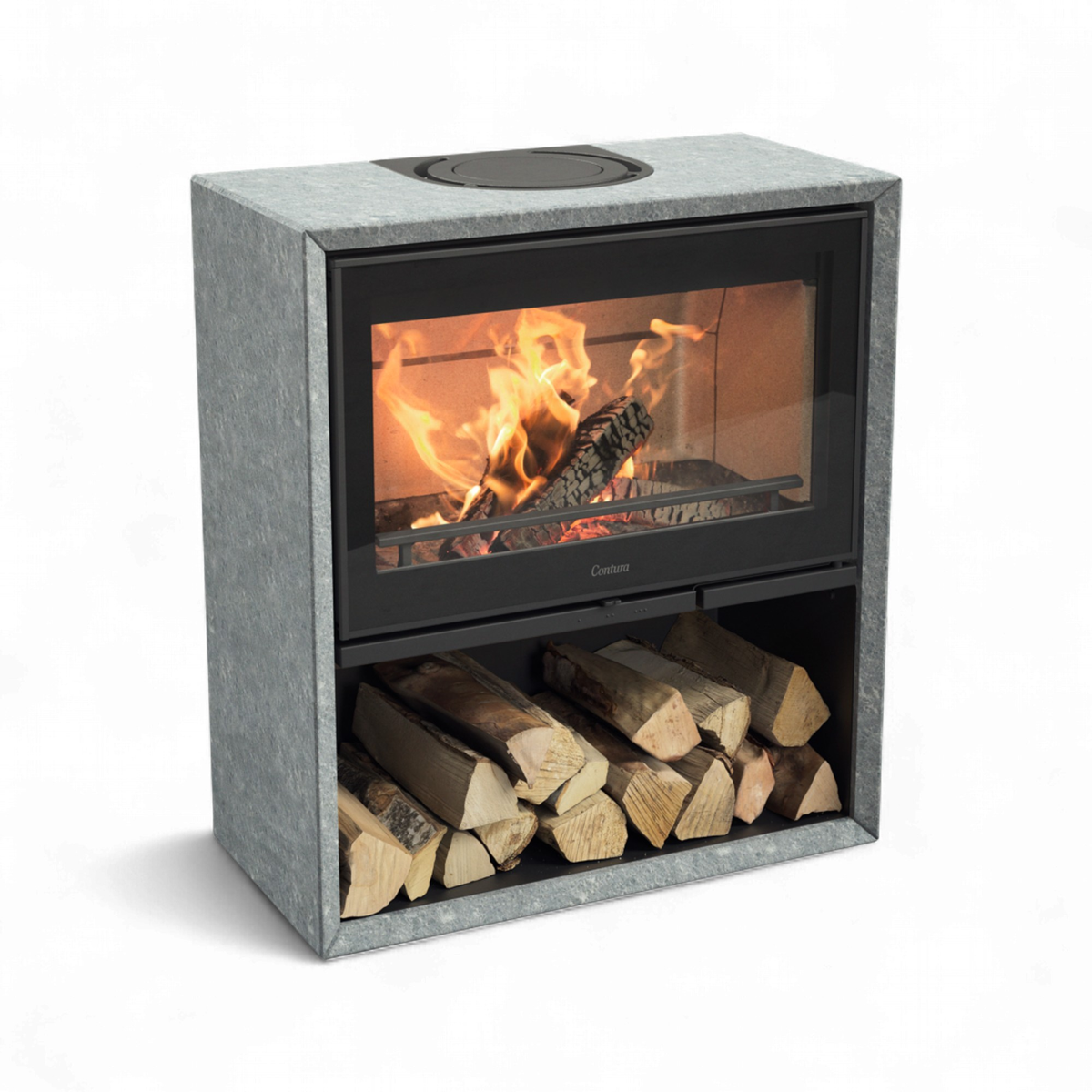 Contura 320, Schwedenofen, Speckstein, Glasfront