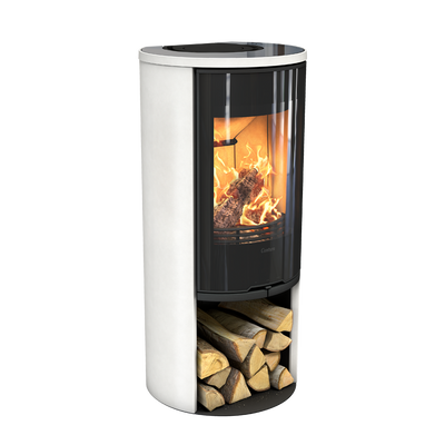 Contura 510 Style, Schwedenofen, Glasfront, Glas, Weiss