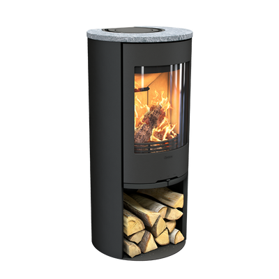 Contura 510 Style, Schwedenofen, Gusseisenfront, Speckstein, Schwarz