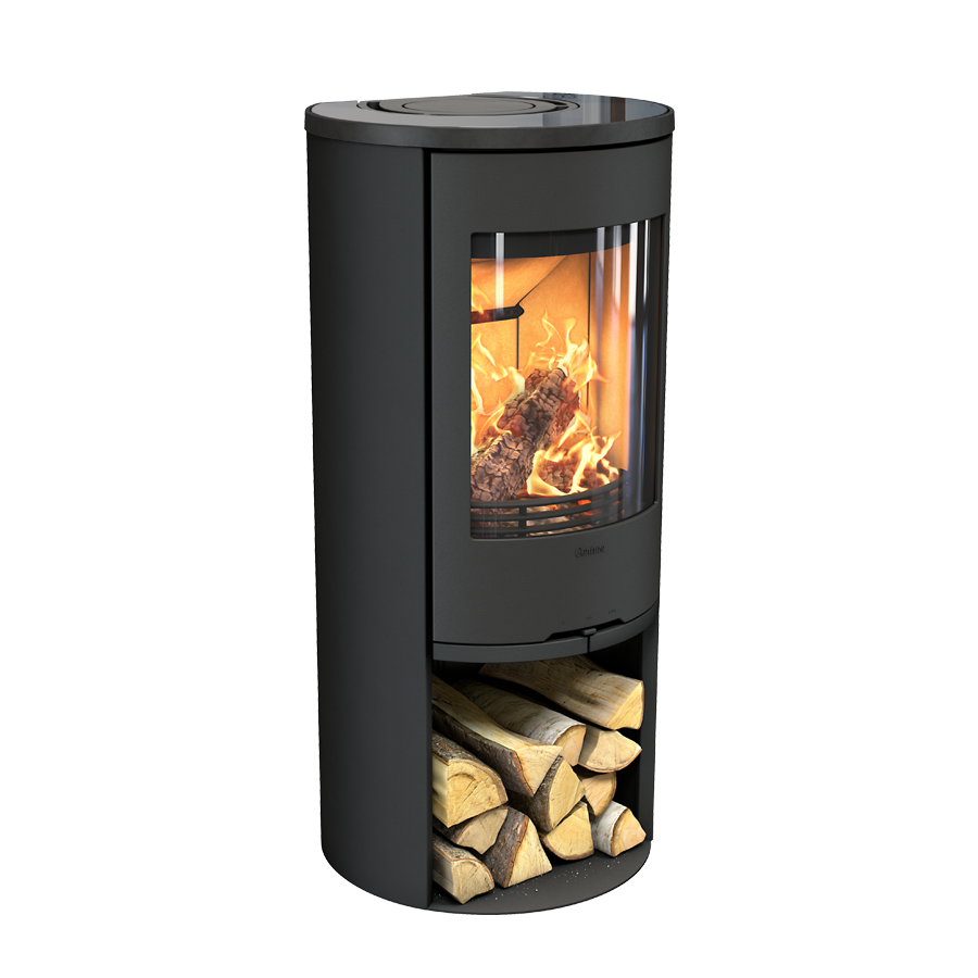 Contura 510 Style, Schwedenofen, Gusseisenfront, Glas, Schwarz