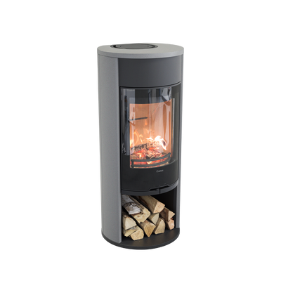 Contura 610 Style, Schwedenofen, Artstone, Glasfront, Frontblende, Schwarz