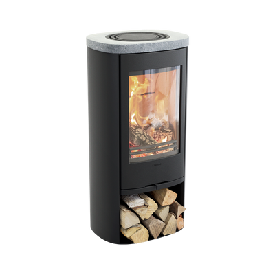 Contura 810 Style, Schwedenofen, Speckstein Abdeckung, schwarz