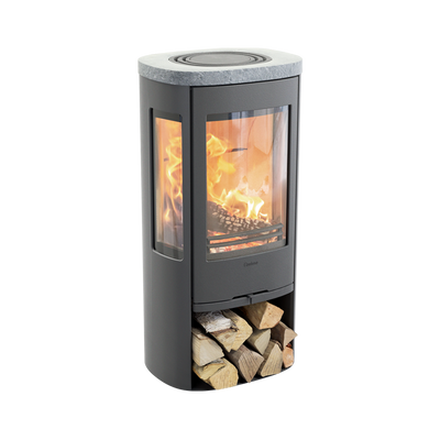 Contura 856 Style, Schwedenofen, Speckstein Abdeckung, grau