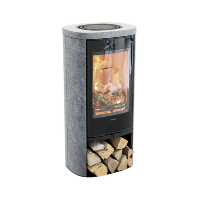 Contura 820 Style, Schwedenofen, Glasfront, Schwarz