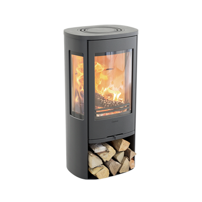 Contura 856 Style, Schwedenofen, Abdeckung aus Aluminium, grau