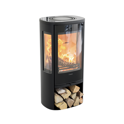 Contura 856G Style, Schwedenofen, Glas-Abdeckung, schwarz