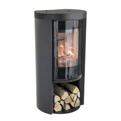Contura 520 Style, Schwedenofen, Stahl, Glasfront, Schwarz