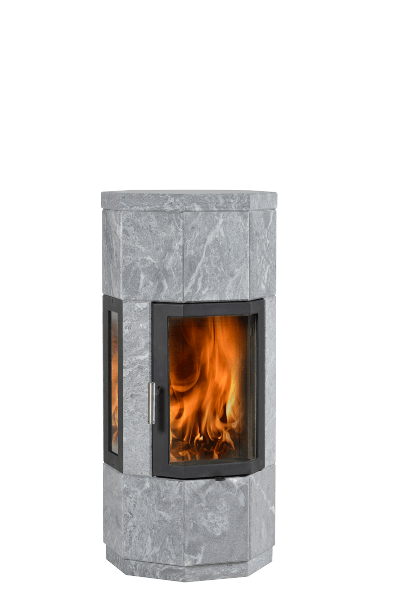 Norsk Kleber Octo +110 Speckstein mit 2 Seitenverglasung