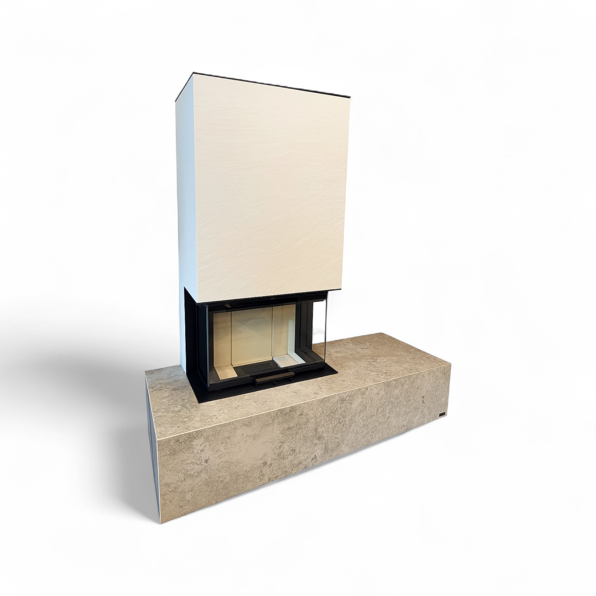 Neocube P21 Ardesia Bianc/ Kendo Light, Cheminée-Einsatz