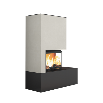 Neocube C12 - Keramik Oberteil Phedra, Unterteil Iron Grey, Bank rechts
