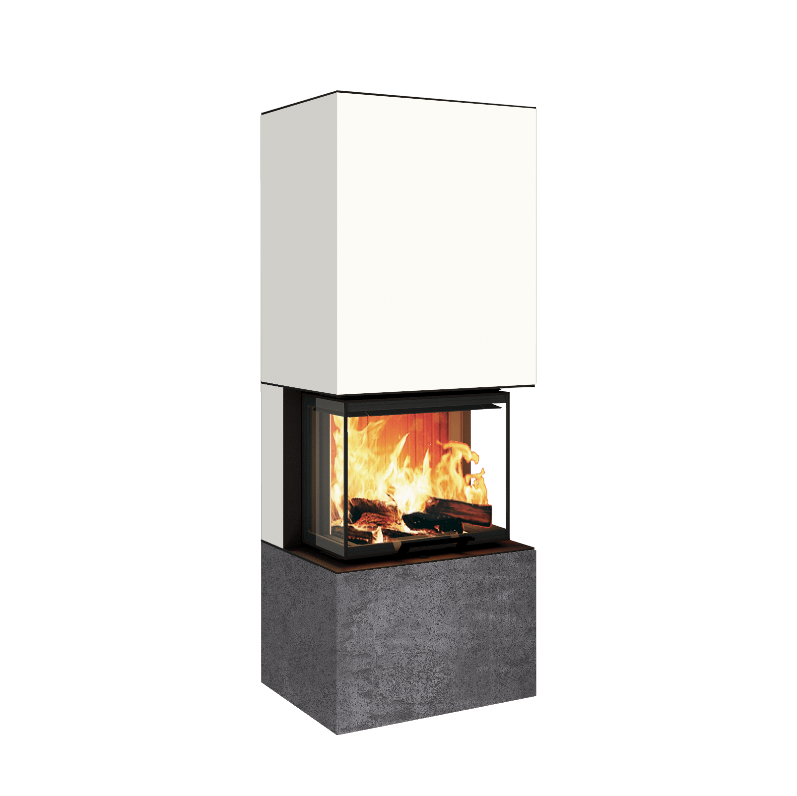 Neocube P10 FLR - Keramik Nero Zimbabwe U.Iron Corten