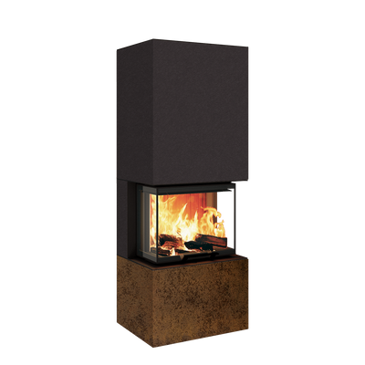 Neocube P10 FLR - Keramik Nero Zimbabwe U.Iron Corten