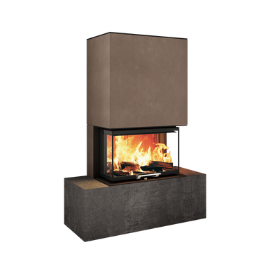 Neocube P21 FLR - Keramik Oberteil Beton, Unterteil La Boheme, Feel Free, Bank mittig