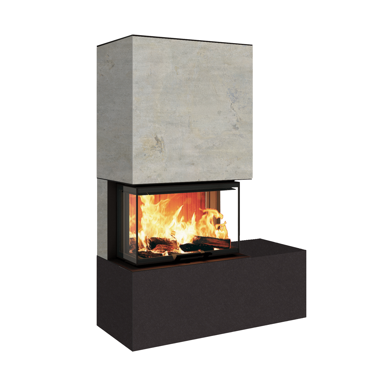 Neocube P22 - Keramik Arctic White, Bank rechts