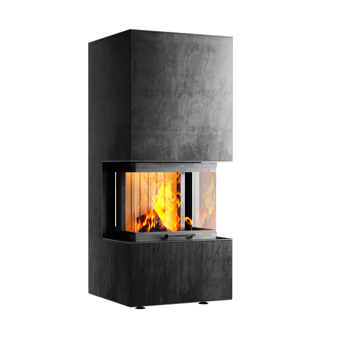 Neocube P30 FLR - Ober- und Unterteil Rohstahl