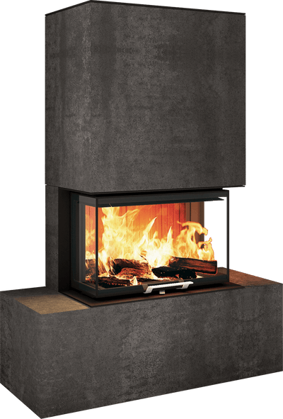 Neocube P21 FLR - Keramik Oberteil Beton, Unterteil La Boheme, Feel Free, Bank mittig