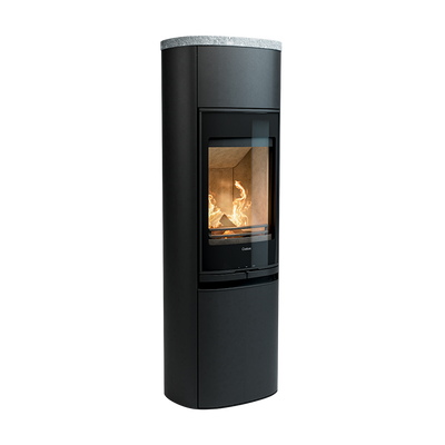 Contura 990G Style, Schwedenofen, Speckstein Abdeckung, schwarz