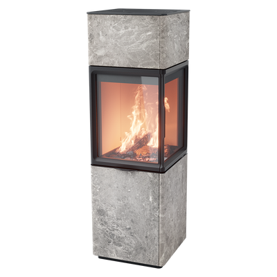 Contura 410T, Schwedenofen, linksbündig mit hellem Thermotte