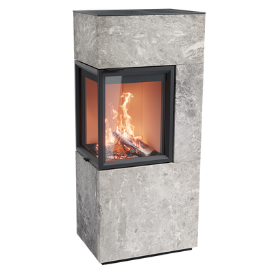Contura 420T, Schwedenofen, linksbündig mit hellem Thermotte