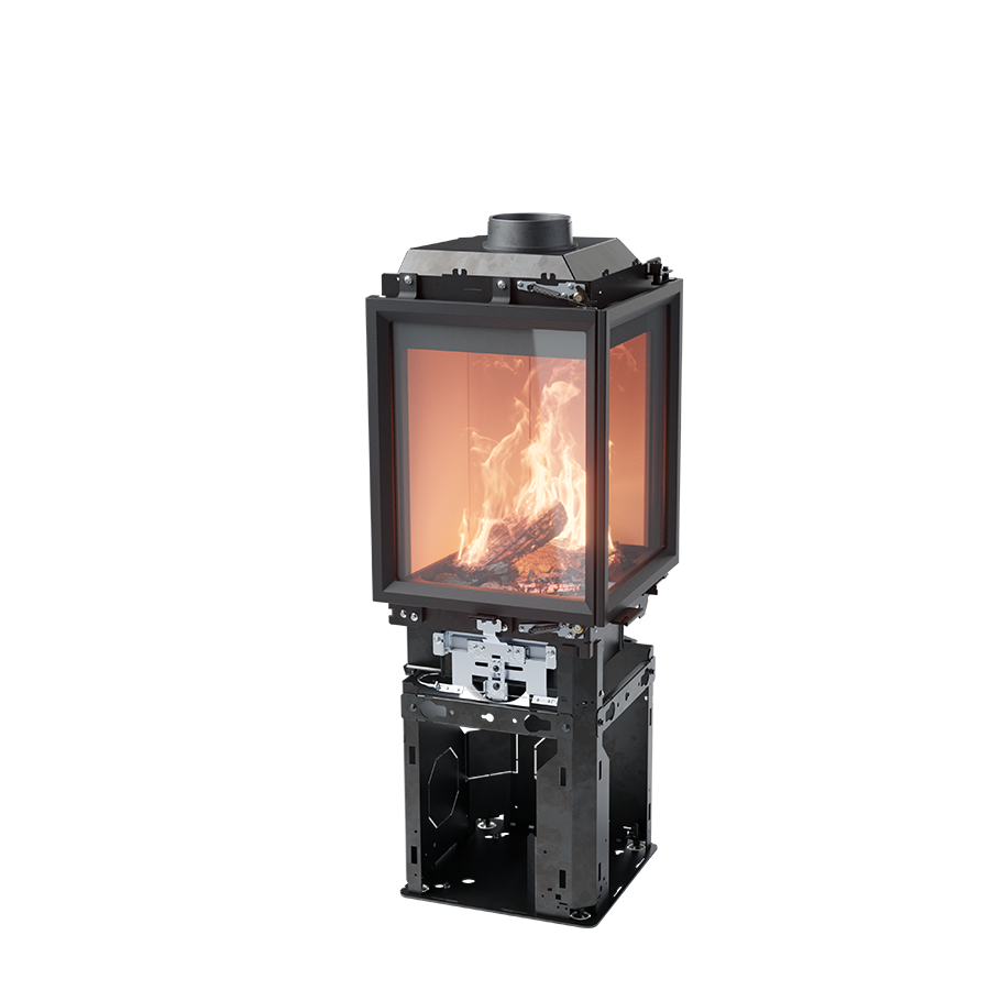 Contura i400, Cheminée, linksbündig mit hellem Thermotte