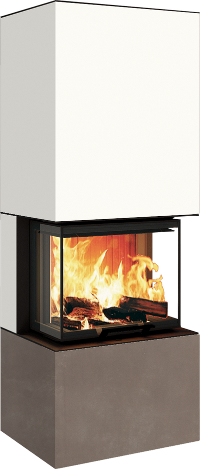 Neocube P10 FLR - Keramik Nero Zimbabwe U.Iron Corten