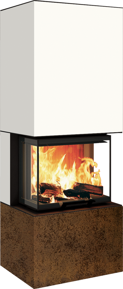 Neocube P10 FLR - Keramik Nero Zimbabwe U.Iron Corten