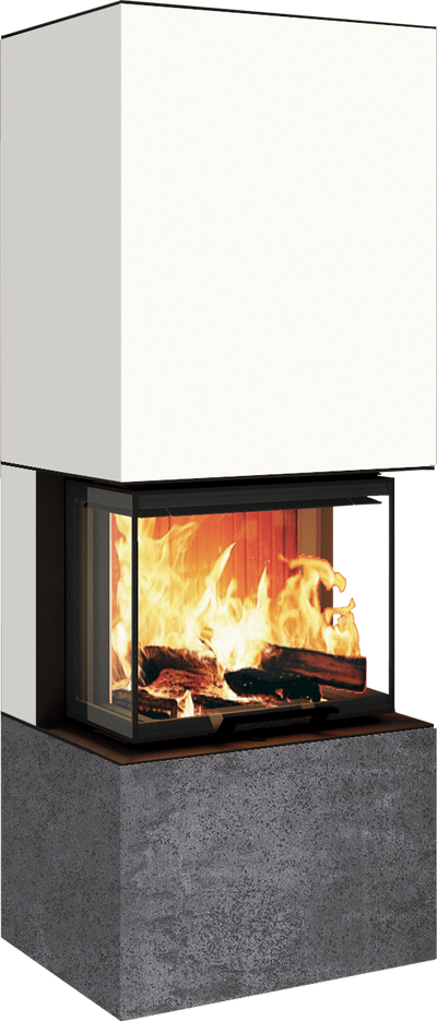 Neocube P10 FLR - Keramik Nero Zimbabwe U.Iron Corten