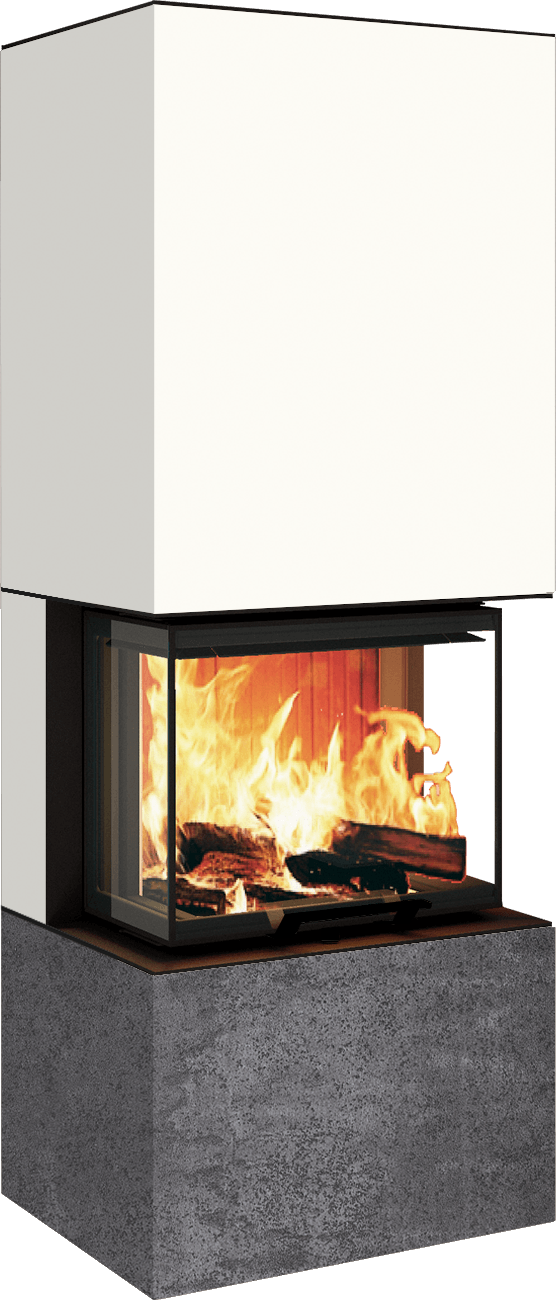 Neocube P10 FLR - Keramik Nero Zimbabwe U.Iron Corten