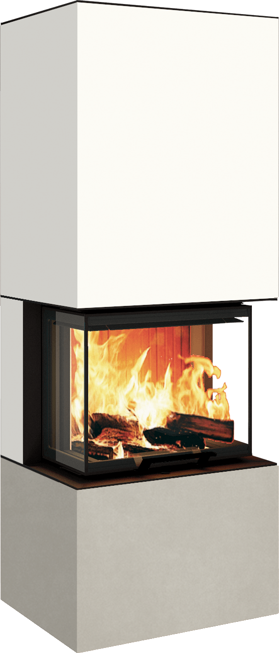 Neocube P10 FLR - Keramik Nero Zimbabwe U.Iron Corten