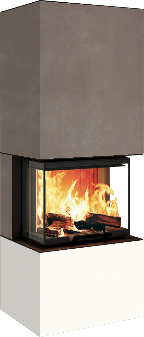 Neocube P10 FLR - Keramik Nero Zimbabwe U.Iron Corten