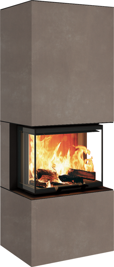 Neocube P10 FLR - Keramik Nero Zimbabwe U.Iron Corten