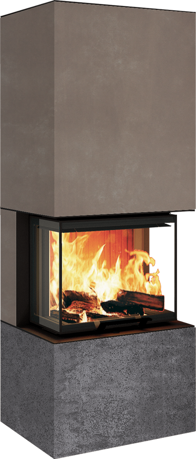 Neocube P10 FLR - Keramik Nero Zimbabwe U.Iron Corten