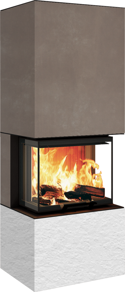 Neocube P10 FLR - Keramik Nero Zimbabwe U.Iron Corten