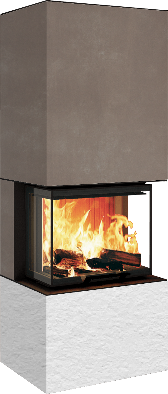 Neocube P10 FLR - Keramik Nero Zimbabwe U.Iron Corten
