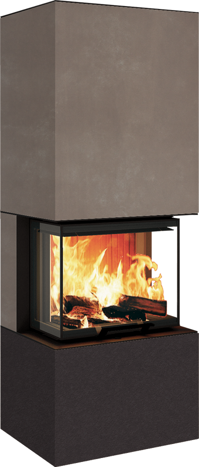 Neocube P10 FLR - Keramik Nero Zimbabwe U.Iron Corten