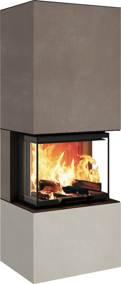Neocube P10 FLR - Keramik Nero Zimbabwe U.Iron Corten
