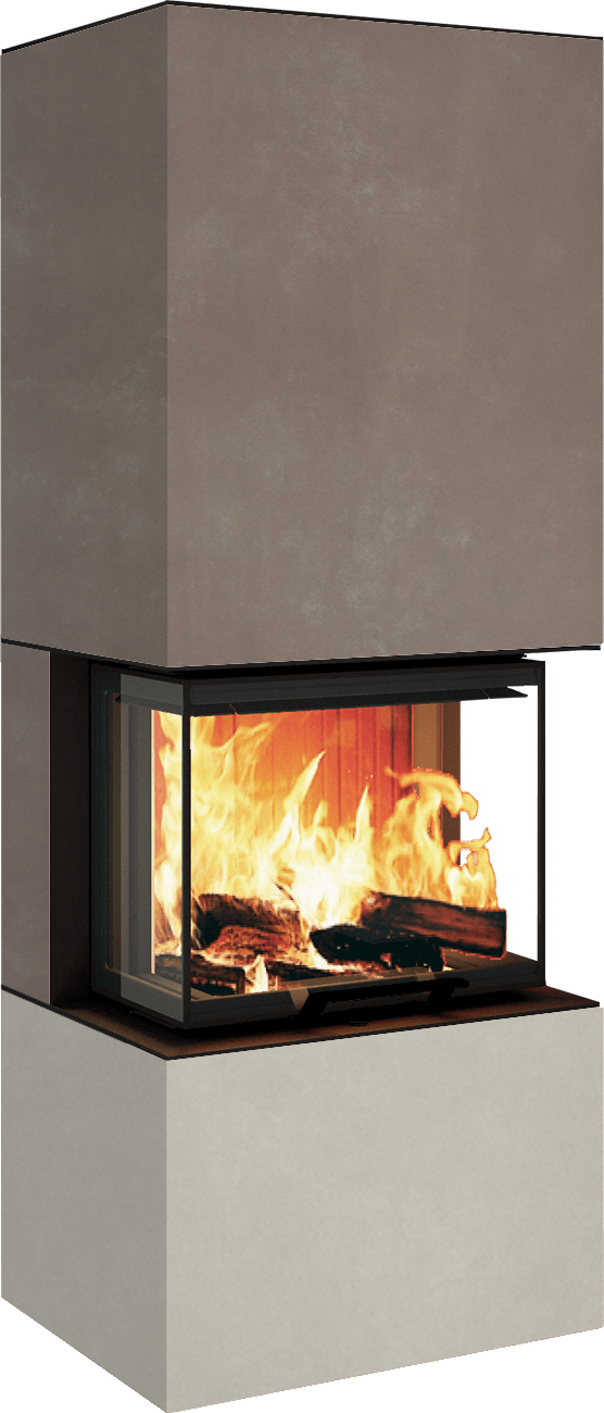 Neocube P10 FLR - Keramik Nero Zimbabwe U.Iron Corten