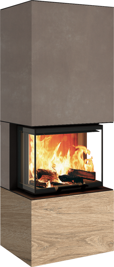 Neocube P10 FLR - Keramik Nero Zimbabwe U.Iron Corten