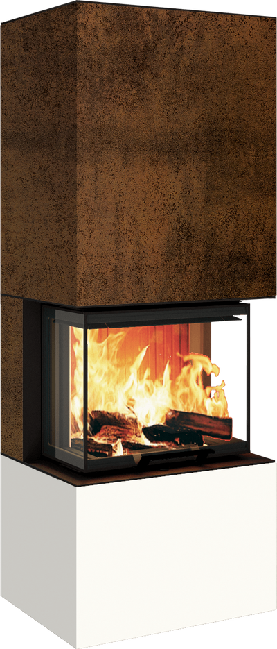 Neocube P10 FLR - Keramik Nero Zimbabwe U.Iron Corten